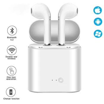 I7s TWS Earbuds 5.0 Bluetooth Earphones Wireless headset With Mic for iPhone 11 Pro Max XS 8 7 6 6S All Andriod Phone
I7s TWS Earbuds 5.0 Bluetooth Earphones Wireless headset With Mic for iPhone 11 Pro Max XS 8 7 6 6S All Andriod Phone