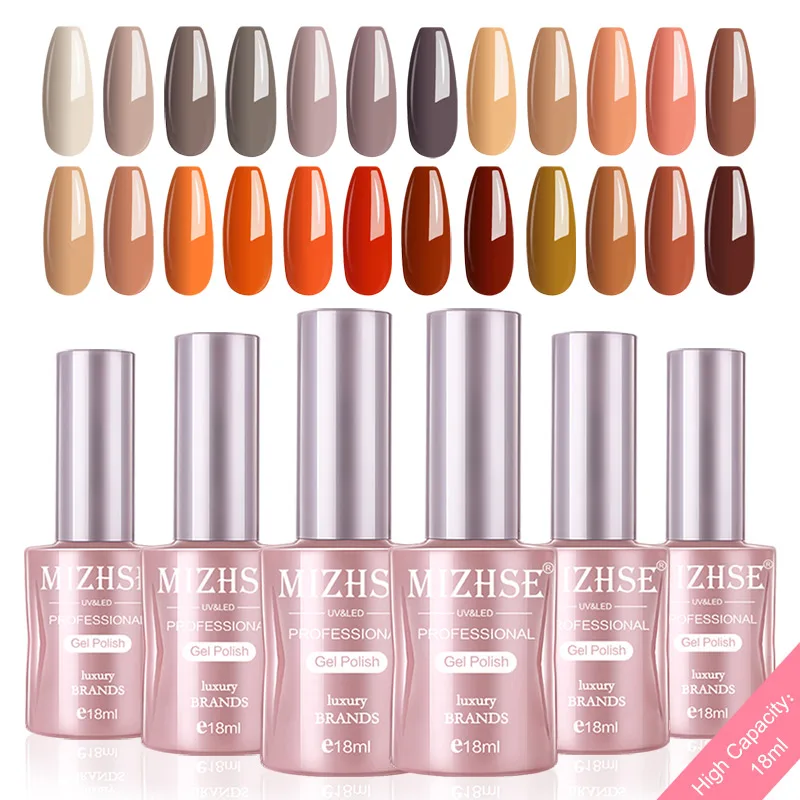 MIZHSE Gel Nail Polish Set For Manicure Kit 6PCS/LOT UV Colors Semi Permanent Hybrid Nail Art Gel Lacquer UV LED Lamp Design
MIZHSE Gel Nail Polish Set For Manicure Kit 6PCS/LOT UV Colors Semi Permanent Hybrid Nail Art Gel Lacquer UV LED Lamp Design