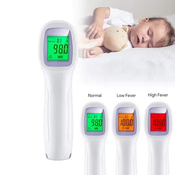Non-contact Forehead Thermometer Digital Infrared Body Temperature Fever Digital Measure Tool for Baby Adults Termometro
Non-contact Forehead Thermometer Digital Infrared Body Temperature Fever Digital Measure Tool for Baby Adults Termometro