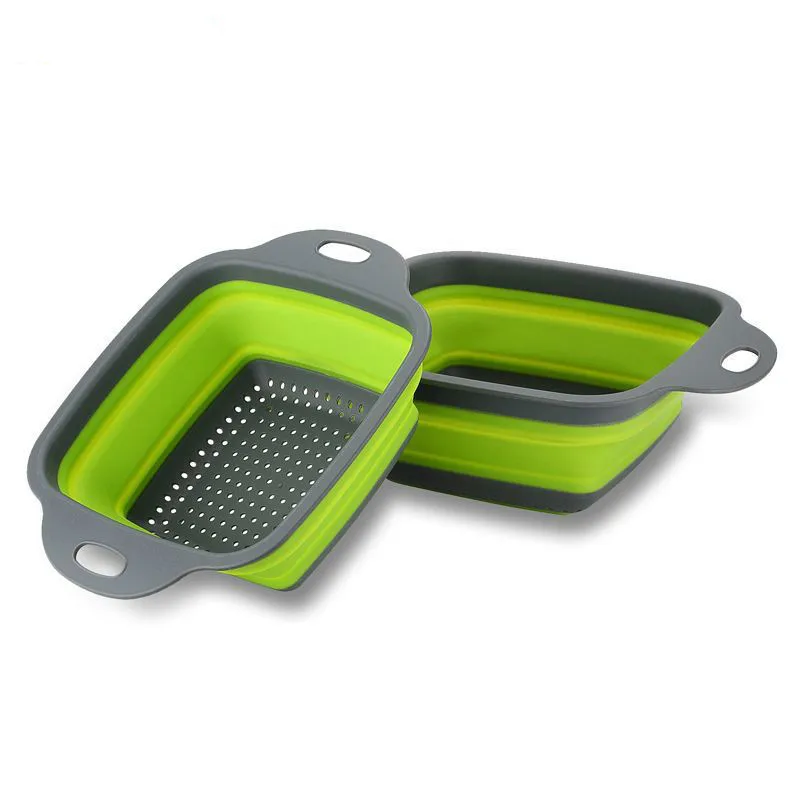 Square Draining Basket Collapsible Colander Silicone Kitchen Storage Bag Fruit and Vegetable Basket Folding Filter WF6151432
Square Draining Basket Collapsible Colander Silicone Kitchen Storage Bag Fruit and Vegetable Basket Folding Filter WF6151432