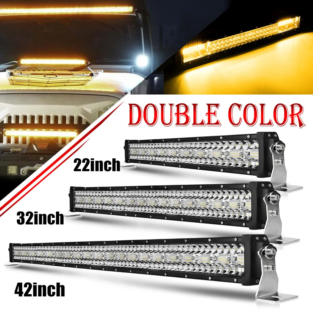CO LIGHT 12D 22" 32" 42" 50" Offroad Light Bar Dual Color 3-Row Led Work Light 12V Combo Beam 4x4 Led Bar 24V for Jeep Truck SUV
CO LIGHT 12D 22" 32" 42" 50" Offroad Light Bar Dual Color 3-Row Led Work Light 12V Combo Beam 4x4 Led Bar 24V for Jeep Truck SUV