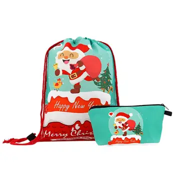 2Pcs Christmas Santa Claus Pattern Drawstring Bag Snowman Candy Small Handbags Canvas Christmas Children's Gift Bag /E
2Pcs Christmas Santa Claus Pattern Drawstring Bag Snowman Candy Small Handbags Canvas Christmas Children's Gift Bag /E