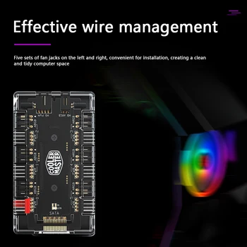 Computer PC Desktop Accessaries Supplies Cooler Master 6 Groups Fan HUB Splitter 4 Pin PWM 3 Pin Addressable RGB Adapter
Computer PC Desktop Accessaries Supplies Cooler Master 6 Groups Fan HUB Splitter 4 Pin PWM 3 Pin Addressable RGB Adapter