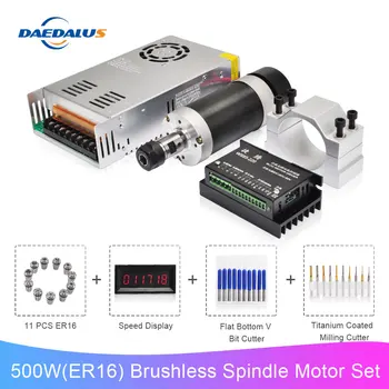 Brushless Spindle Motor DC Air Colled CNC Motor 55MM Clamp Bracket Switching Power Supply Stepper Motor Driver 11pcs ER16 Collet
Brushless Spindle Motor DC Air Colled CNC Motor 55MM Clamp Bracket Switching Power Supply Stepper Motor Driver 11pcs ER16 Collet