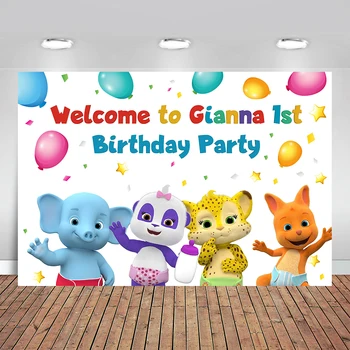 Vinyl Photobooth Custom Animals Theme Word Party Backdrops Boys Birthday Photography Backgrounds for Photo Studio 220x150cm
Vinyl Photobooth Custom Animals Theme Word Party Backdrops Boys Birthday Photography Backgrounds for Photo Studio 220x150cm