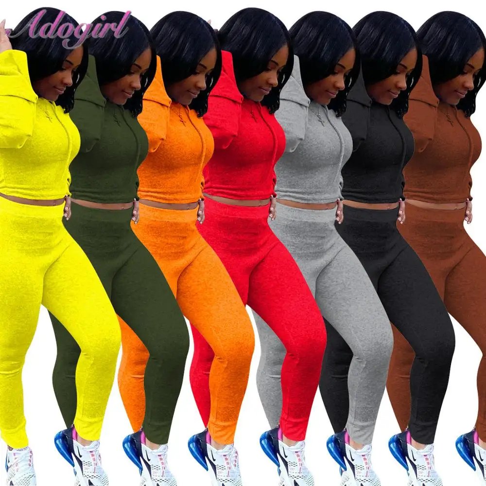 Plain Color Activewear Two Piece Sets Solid Long Sleeve Pullover Crop Tops Basic Hoddies Leggings Sweatpants Sporty Tracksuit
Plain Color Activewear Two Piece Sets Solid Long Sleeve Pullover Crop Tops Basic Hoddies Leggings Sweatpants Sporty Tracksuit