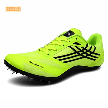 New Track and Field Men Women Training Athletic Shoes Professional Running Track Race Jumping Soft Spike Shoes Sneakers 35-45 
New Track and Field Men Women Training Athletic Shoes Professional Running Track Race Jumping Soft Spike Shoes Sneakers 35-45