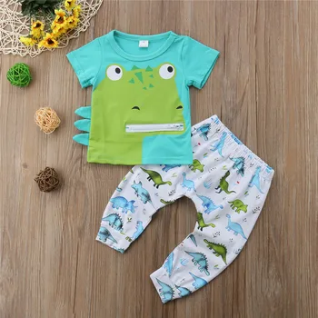 Toddler Baby Boy Short Sleeve T-shirt Tops + Printed Dinosaur Pants Outfit Set Cartoon Dinosaur Baby Boys Clothes Green 0-24M
Toddler Baby Boy Short Sleeve T-shirt Tops + Printed Dinosaur Pants Outfit Set Cartoon Dinosaur Baby Boys Clothes Green 0-24M