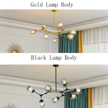 Post-modern LED Pendant Lamp Living Room Villa Clothing Trend Indoor Hanging Lamp Lighting Molecule Glass Ball Kitchen Fixtures
Post-modern LED Pendant Lamp Living Room Villa Clothing Trend Indoor Hanging Lamp Lighting Molecule Glass Ball Kitchen Fixtures