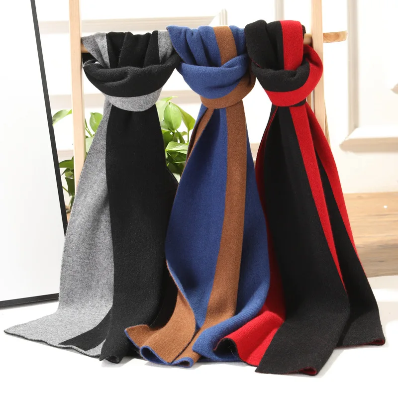 Pure Cashmere Scarf Women's Fashion Simple Versatile Contrast Color Shawl Contrast Color Men Students Scarf
Pure Cashmere Scarf Women's Fashion Simple Versatile Contrast Color Shawl Contrast Color Men Students Scarf