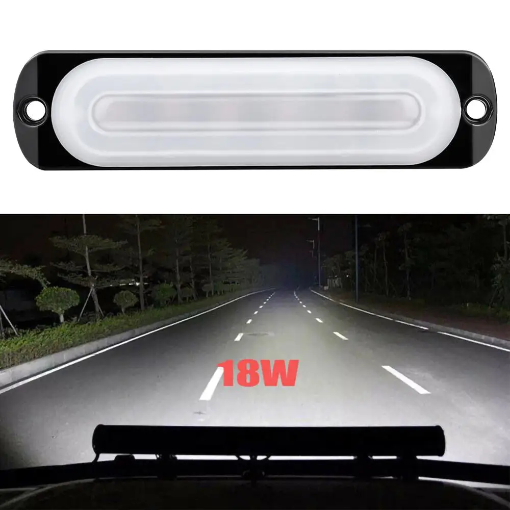 18W SUV Work Fog Light DC 12V Intensity LED Bar Floods Spot Offroad 4WD Car Driving Fog Lamp
18W SUV Work Fog Light DC 12V Intensity LED Bar Floods Spot Offroad 4WD Car Driving Fog Lamp
