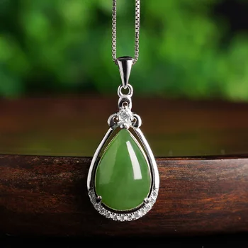 2020 Top Fashion Water Drop Hetian Pendant Female Manufacturer Direct Sales Certificate Natural Water Drop Jasper Necklace
2020 Top Fashion Water Drop Hetian Pendant Female Manufacturer Direct Sales Certificate Natural Water Drop Jasper Necklace