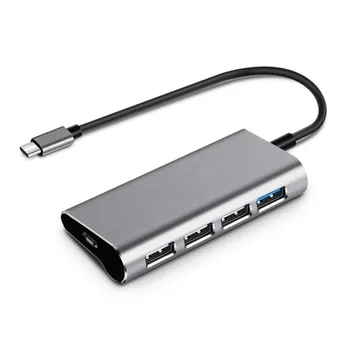 Type-c 3.1 To Usb Hub Aluminum Alloy 4 Port Usb3.0 High Speed Hub Type-C Converter
Type-c 3.1 To Usb Hub Aluminum Alloy 4 Port Usb3.0 High Speed Hub Type-C Converter