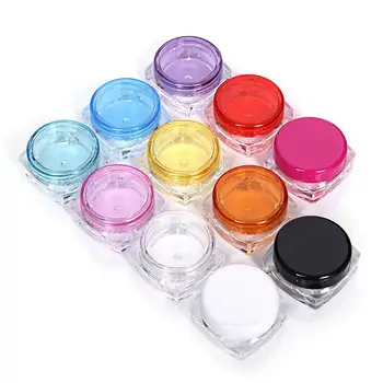 10pcs/lot Acrylic 5ml Empty Cosmetic Jar Pot Travel Portable Face Makeup Eyeshadow Nail Cream Glitter Container Bottle R2Z0
10pcs/lot Acrylic 5ml Empty Cosmetic Jar Pot Travel Portable Face Makeup Eyeshadow Nail Cream Glitter Container Bottle R2Z0