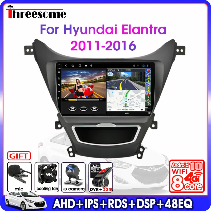 Car Radio Android 9.0 For Hyundai Elantra Avante I35 2011-2016 Multimedia Player GPS Navigaion 4G Split Screen Floating Window
Car Radio Android 9.0 For Hyundai Elantra Avante I35 2011-2016 Multimedia Player GPS Navigaion 4G Split Screen Floating Window