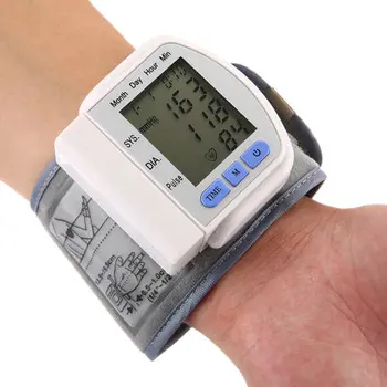 Digital Wrist Blood Pressure Monitor Automatic Sphygmomanometer BP Tonometer Heart Rate Pulse For Health Care
Digital Wrist Blood Pressure Monitor Automatic Sphygmomanometer BP Tonometer Heart Rate Pulse For Health Care