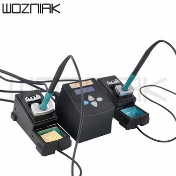 YOUYUE 3600 Dual Soldering Irons Digital Soldering Station with double Channel Handle 95-400 degree Adjustable Temperature for M
YOUYUE 3600 Dual Soldering Irons Digital Soldering Station with double Channel Handle 95-400 degree Adjustable Temperature for M