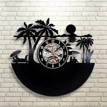 Beach Views Laser Etched Vinyl LP Record Clock 3D Decorative CD Record Clock Creative Digital LED Wall Clock Handmade Wall Art
Beach Views Laser Etched Vinyl LP Record Clock 3D Decorative CD Record Clock Creative Digital LED Wall Clock Handmade Wall Art