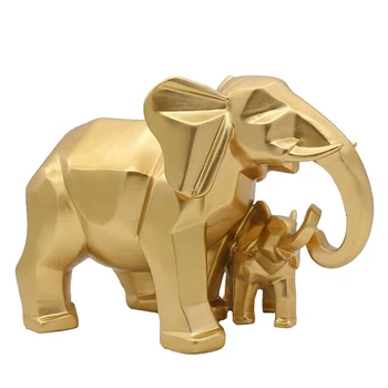 Modern Minimalist Geometry Elephant Sculpture Mother And Son Figurines Resin Artware Ornaments Crafts Nordic Home Decoraction
Modern Minimalist Geometry Elephant Sculpture Mother And Son Figurines Resin Artware Ornaments Crafts Nordic Home Decoraction