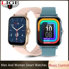 LIGE Women Smart Watch Has Music Control Heart Rate Measurement Sleep Monitoring Full Touch Watch Waterproof Men Smart Watch
LIGE Women Smart Watch Has Music Control Heart Rate Measurement Sleep Monitoring Full Touch Watch Waterproof Men Smart Watch