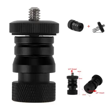 Quick Release 1/4'' Mini Tripod Ball Head Ballhead Detachable Plate for Arm Monitor LED Light for Mount Stand with Detachable
Quick Release 1/4'' Mini Tripod Ball Head Ballhead Detachable Plate for Arm Monitor LED Light for Mount Stand with Detachable