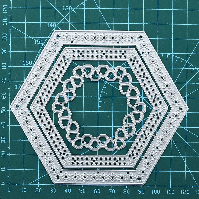 InLoveArts Nesting Frame Hexagon Metal Cutting Dies Flower Diamond Cutting Dies for Christmas Card DIY Scrapbooking Cards Making
InLoveArts Nesting Frame Hexagon Metal Cutting Dies Flower Diamond Cutting Dies for Christmas Card DIY Scrapbooking Cards Making