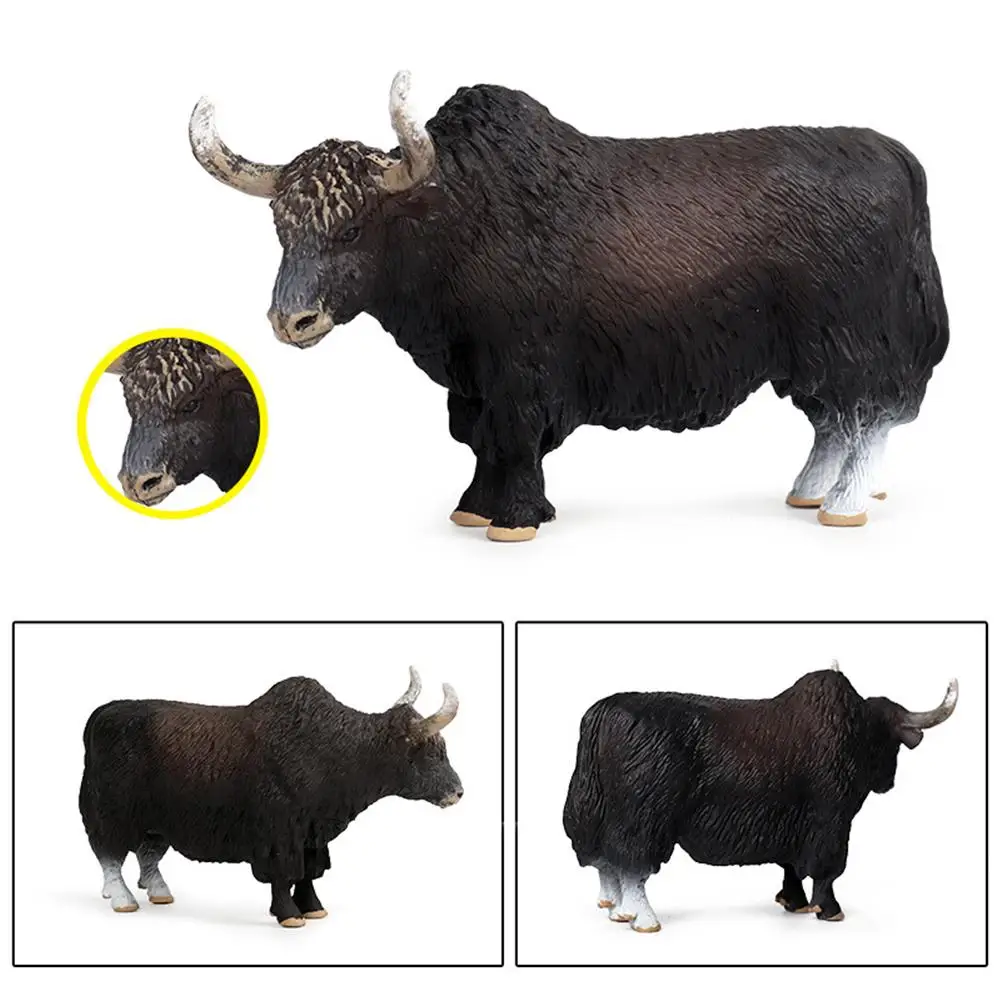 Simulation Bull OX Yak Animal Figurine PVC Model Table Decor Kids Education Toy Intelligence Develop Toys
Simulation Bull OX Yak Animal Figurine PVC Model Table Decor Kids Education Toy Intelligence Develop Toys