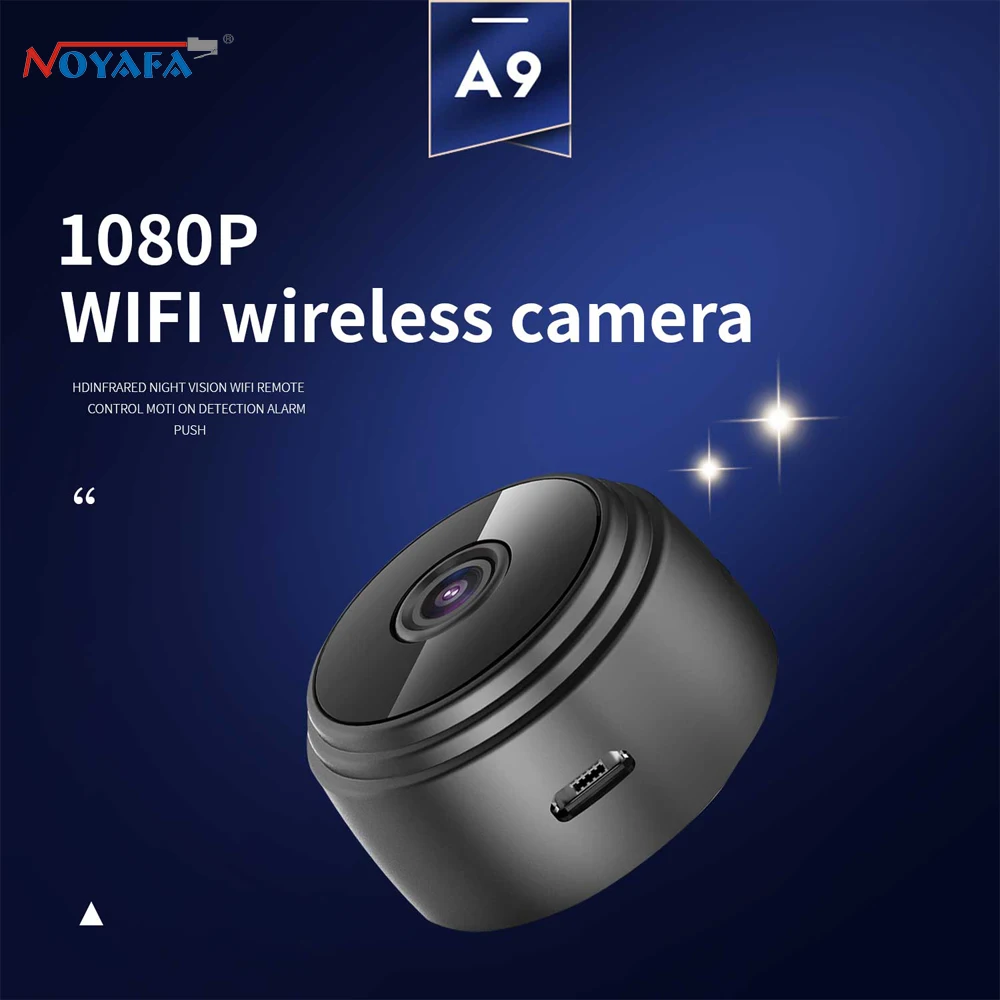 Новая мини-камера NOYAFA A9 для умного дома Wi-Fi камеры видеонаблюдения 1080p HD ночное
