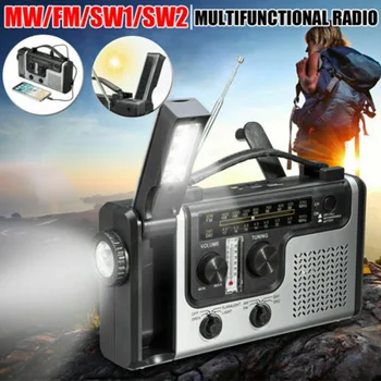 HOT Emergency Portable AM FM SW1 SW2 Radio Hand Crank Self Powered Solar Radios with Flashlight and Reading Light with Outdoor
HOT Emergency Portable AM FM SW1 SW2 Radio Hand Crank Self Powered Solar Radios with Flashlight and Reading Light with Outdoor