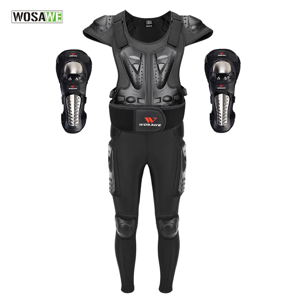 WOSAWE EVA Jacket Pant Elbow pads for Skiing Riding Protection Armor Motocross Racing Body Ptotective Gears Combination
WOSAWE EVA Jacket Pant Elbow pads for Skiing Riding Protection Armor Motocross Racing Body Ptotective Gears Combination