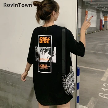 Korea Style Fashion Cartoon Letter Print Sereetwear Short Sleeve Oversize Loose Tee Shirt Femme 2020 New Summer Women T-shirt
Korea Style Fashion Cartoon Letter Print Sereetwear Short Sleeve Oversize Loose Tee Shirt Femme 2020 New Summer Women T-shirt