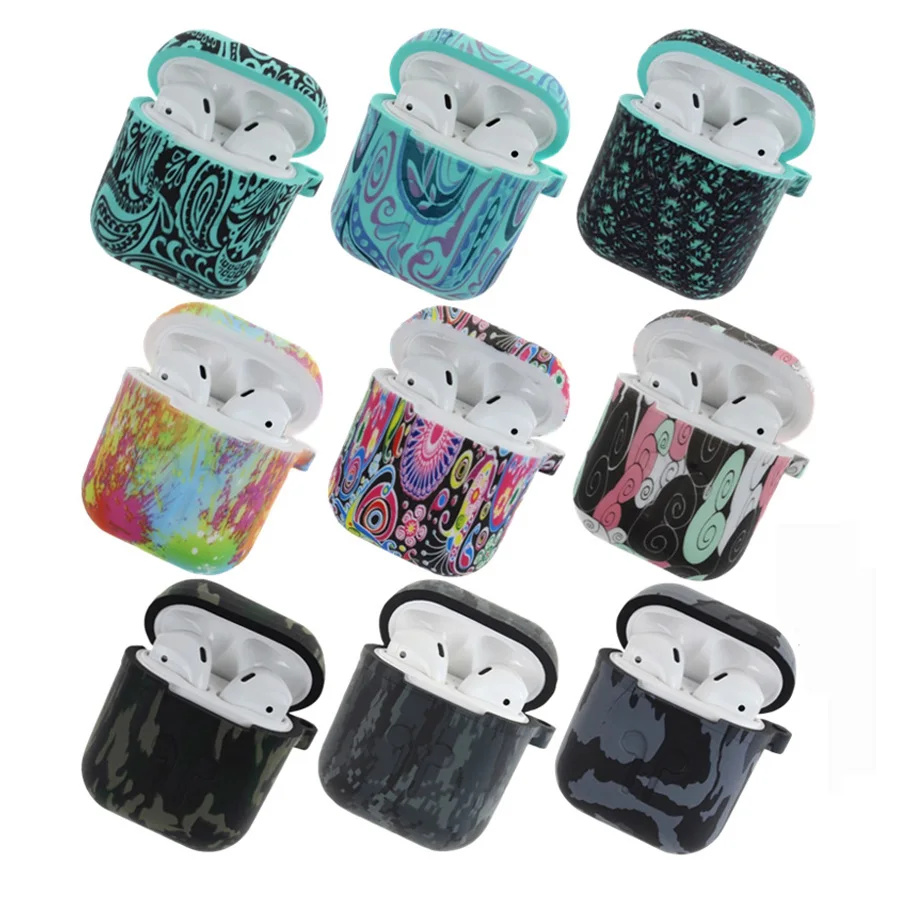 For Apple Airpods Case Cover Silicone Earphone Protective Case Shockproof For Air Pods Headphone Case Support Colorful printed
For Apple Airpods Case Cover Silicone Earphone Protective Case Shockproof For Air Pods Headphone Case Support Colorful printed
