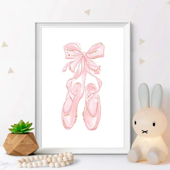 Wall Art Canvas Painting Ballerina Nursery Pictures Decoration Kids Ballet Shoes Posters Prints Baby Girls Bedroom Home Decor
Wall Art Canvas Painting Ballerina Nursery Pictures Decoration Kids Ballet Shoes Posters Prints Baby Girls Bedroom Home Decor
