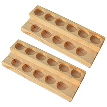 11 Holes Wooden Essential Oil Tray Handmade Natural Wood Display Rack Demonstration Station for 5-15Ml Bottles-2Pcs
11 Holes Wooden Essential Oil Tray Handmade Natural Wood Display Rack Demonstration Station for 5-15Ml Bottles-2Pcs