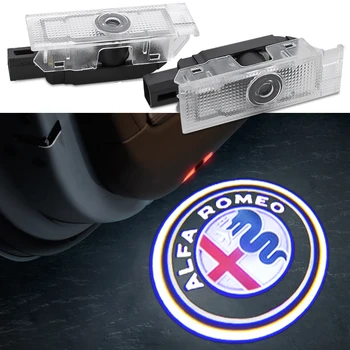 2 x LED Car Door Welcome Light Laser Projector Logo For Alfa Romeo Giulia Giulietta Mito Stelvio Brera 147 156 159 Accessories 
2 x LED Car Door Welcome Light Laser Projector Logo For Alfa Romeo Giulia Giulietta Mito Stelvio Brera 147 156 159 Accessories
