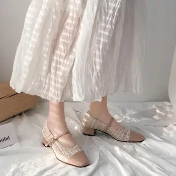 2020 Spring Summer New Shallow Mouth Retro Mary Jane Shoes Female Gentle Temperament Leisure Joker Flat Bottom Thick Heel Shoes
2020 Spring Summer New Shallow Mouth Retro Mary Jane Shoes Female Gentle Temperament Leisure Joker Flat Bottom Thick Heel Shoes