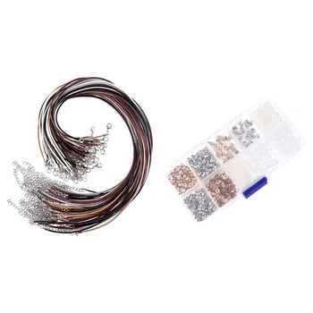 1set DIY Jewelry Accessories Earplugs Handmade Basic & 60x Waxed Necklace Cord with Clasp 6 Assorted Colors 2mm Necklace
1set DIY Jewelry Accessories Earplugs Handmade Basic & 60x Waxed Necklace Cord with Clasp 6 Assorted Colors 2mm Necklace