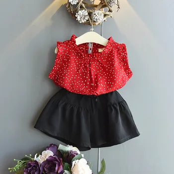 Summer 2020 Casual Solid Clothes Polka Dot Sleeveless Girls Clothes High Quality Fashion Kids Clothes
Summer 2020 Casual Solid Clothes Polka Dot Sleeveless Girls Clothes High Quality Fashion Kids Clothes