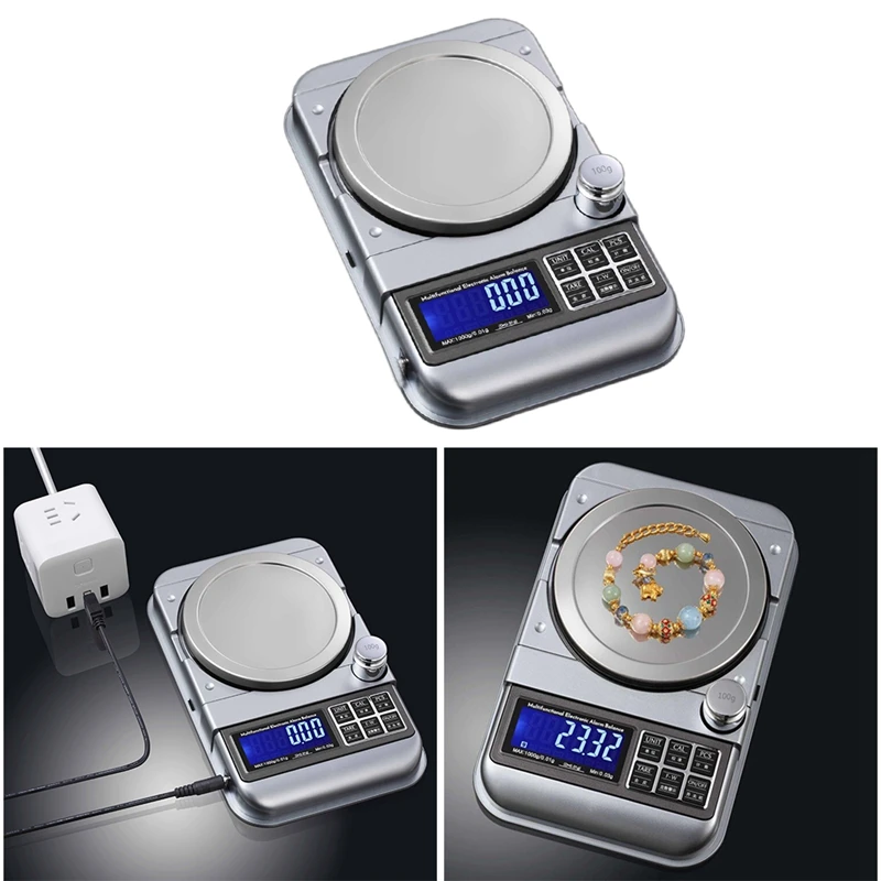 Mini Electronic Digital Scale Jewelry Scales Weighing Tool Low Power Alarm LCD Display
Mini Electronic Digital Scale Jewelry Scales Weighing Tool Low Power Alarm LCD Display