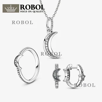 Original Boutique New S925 Sterling Silver Necklace Ring Earring Set Small Fresh and Elegant Fashion All-match Free Shipping 
Original Boutique New S925 Sterling Silver Necklace Ring Earring Set Small Fresh and Elegant Fashion All-match Free Shipping