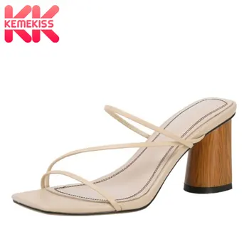 KemeKiss Women Sandals Open Toe Women Shoes Summer Concise Square Heels Beach Daily Casual Outdoor Female Footwear Size 34-40 
KemeKiss Women Sandals Open Toe Women Shoes Summer Concise Square Heels Beach Daily Casual Outdoor Female Footwear Size 34-40