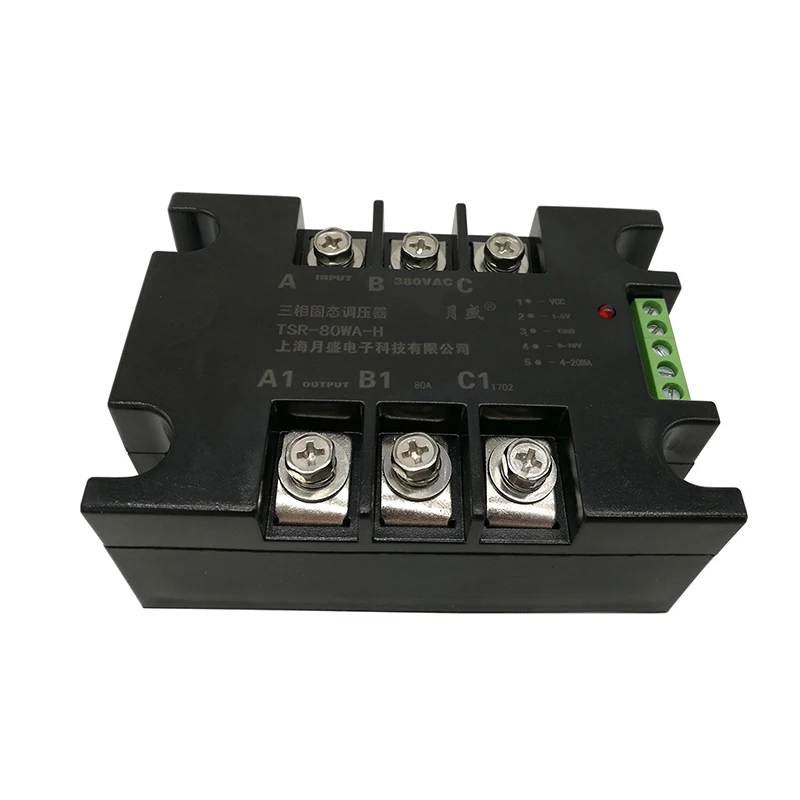 

TSR-100WA-H Three-phase Thyristor Phase Shift Regulator Solid State Regulator Module 4-20mA