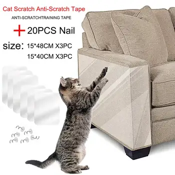 6pcs Couch Cat Scratch Guards Mat Scraper Cat Tree Scratching Claw Post Protector Sofa For Cats Scratcher Paw Pads Pet Furniture
6pcs Couch Cat Scratch Guards Mat Scraper Cat Tree Scratching Claw Post Protector Sofa For Cats Scratcher Paw Pads Pet Furniture