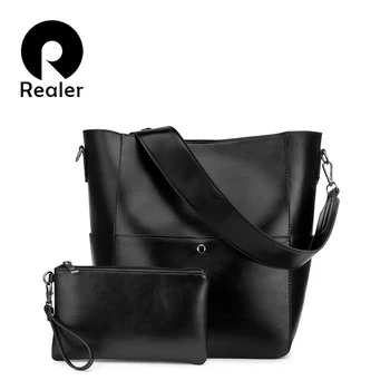 Realer bag set women handbag shoulder bag female bag purse for ladies 2020 PU leather luxury designer Totes large capacity
Realer bag set women handbag shoulder bag female bag purse for ladies 2020 PU leather luxury designer Totes large capacity
