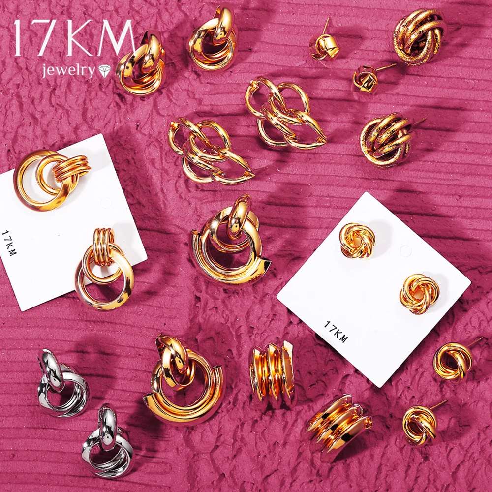 17KM Fashion Gold Stud Earrings 2019 Vintage Knot Earrings For Women Geometric Twisted Love Small Earring Minimalist Jewelry
17KM Fashion Gold Stud Earrings 2019 Vintage Knot Earrings For Women Geometric Twisted Love Small Earring Minimalist Jewelry