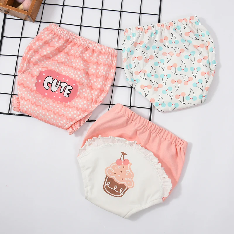 3Pcs Baby Cotton Training Pants Washable Reusable Baby Cloth Diaper 4Layers Newborn Infant Nappy Reusable Toddler Learning Pants
3Pcs Baby Cotton Training Pants Washable Reusable Baby Cloth Diaper 4Layers Newborn Infant Nappy Reusable Toddler Learning Pants