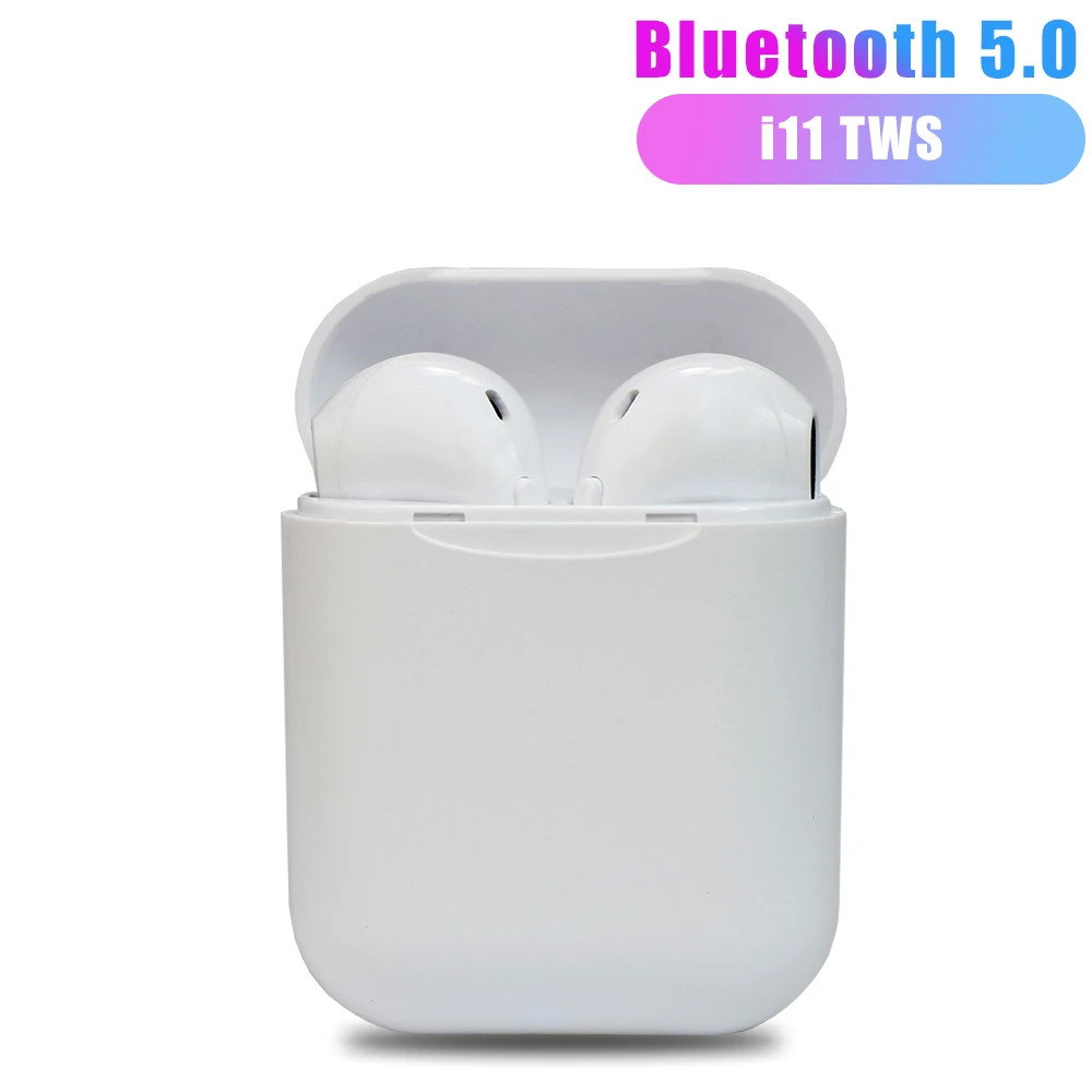 i11 tws Wireless Earphones 5.0 Stereo Bluetooth Headphones Sports Mini Earbuds Headsets with Mic For Mobile Phone Earphone
i11 tws Wireless Earphones 5.0 Stereo Bluetooth Headphones Sports Mini Earbuds Headsets with Mic For Mobile Phone Earphone