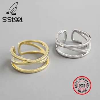 S'STEEL 925 Sterling Silver Rings For Women Concise Cross Ring Bijoux Argent Massif Pour Femme Pierscionki Anillos Mujer Jewelry
S'STEEL 925 Sterling Silver Rings For Women Concise Cross Ring Bijoux Argent Massif Pour Femme Pierscionki Anillos Mujer Jewelry