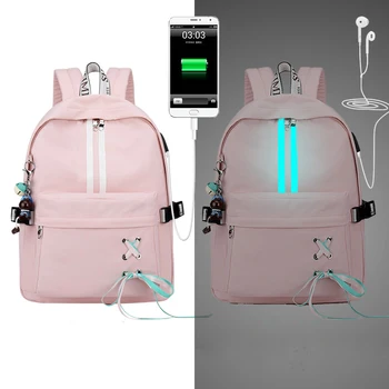 Fashion Women Backpack Canvas USB Charging School Bag Teenager Casual Anti-theft Travel Bag High Quality Large Girl Laptop Bag
Fashion Women Backpack Canvas USB Charging School Bag Teenager Casual Anti-theft Travel Bag High Quality Large Girl Laptop Bag