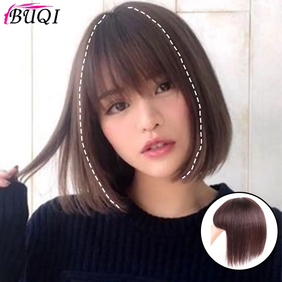 BUQI 1pc 3D Bangs Synthetic Hair Bob Style Invisible Comfort Human Hair for Three Types of Optional
BUQI 1pc 3D Bangs Synthetic Hair Bob Style Invisible Comfort Human Hair for Three Types of Optional
